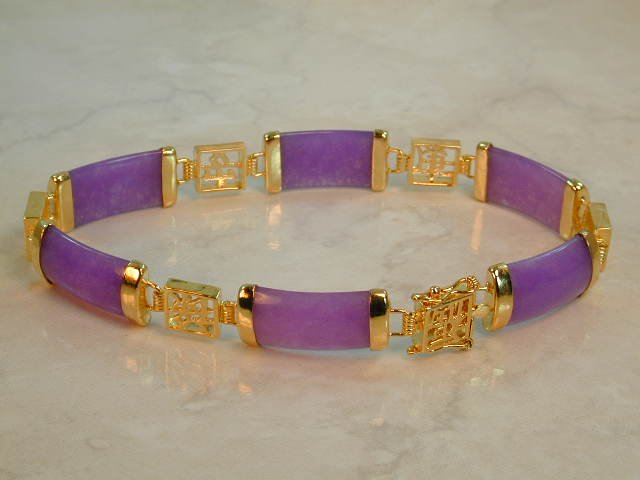 Fine Burmese Jade 6 link bracelet