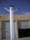 White Air Dancer (single leg) with Vortex blower