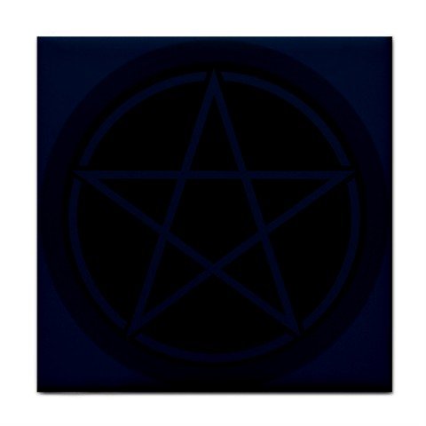 Blue Pentacle Alter Tile (#BPT91)