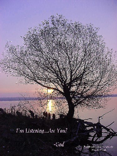 SUNRISE SILHOUETTE**CHRISTIAN INSPIRATION**8"x10"