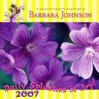 SPLASHES OF JOY 2007 WALL CALENDAR