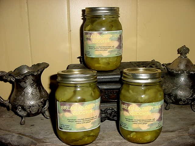 HOMEMADE BREAD AND BUTTER ZUCHINNI