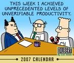 DILBERT 2007 DESK CALENDAR-FREE SHIPPING!