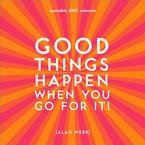 GOOD THINGS HAPPEN 2007 MINI WALL CALENDAR-FREE SHIPPING!