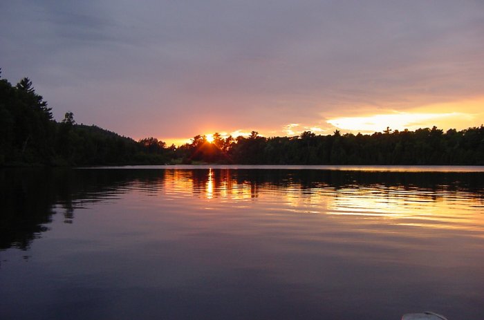 Tranquil sunset