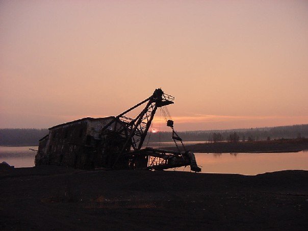 Upper Michigan Mining Dredge