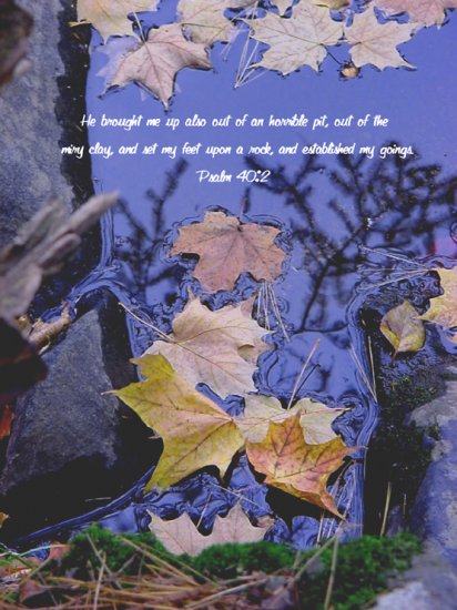 Walk On Water**8"x10" FRamed Art***Psalm 40:2