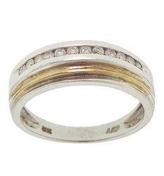 1/4 Carat Diamond 14K Two-Tone Gold Ring