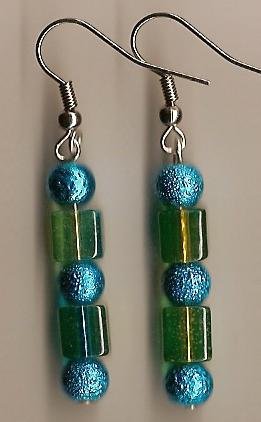 Bright Blue and Green