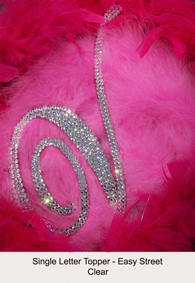 Swarovski Crystal Cake Toppers 5 inch