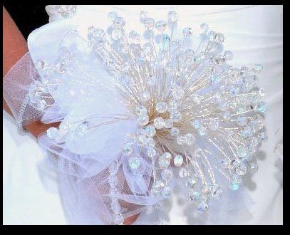150 Swarovski Crystal Bouquet and Boutonniere