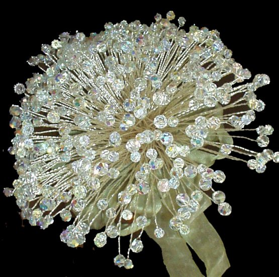 300 Swarovski Crystal Bouquet and Boutonniere