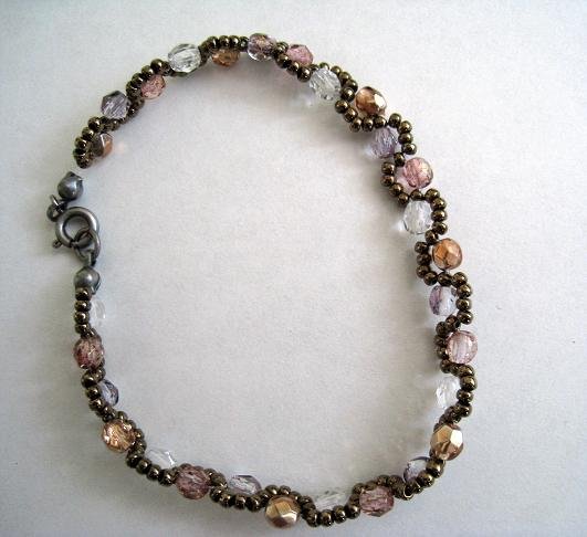 Czech Beads four colors Bracelet