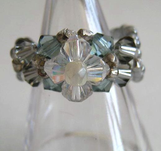 Swarovski Flower Ring