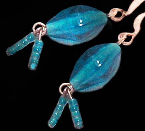'The BLUES' Pierced Earrings