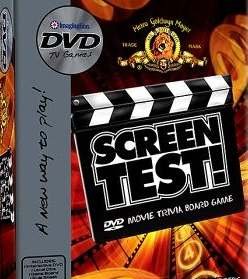 Screen Test Movie Trivia DVD Board Game Interactive