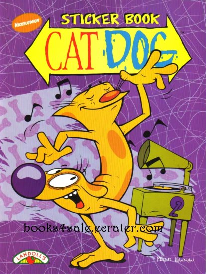 Cat Dog catdog Sticker Book Nickelodeon New