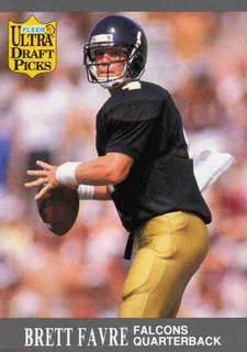 1991 Fleer Ultra Brett Favre #283 Rookie Card