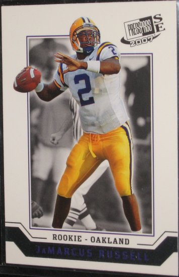 2007 Press Pass Signature Edition JaMarcus Russell #35 Rookie