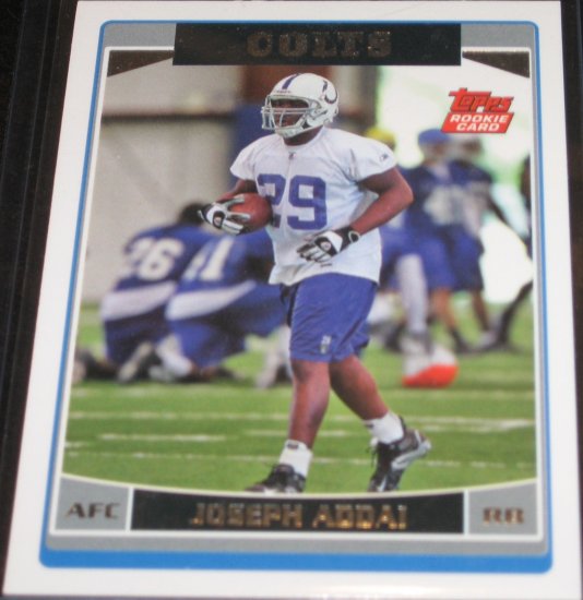 2006 Topps Joseph Addai #364 Rookie