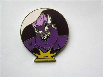 WDW Hidden Mickey Crystal Ball URSULA Disney pin