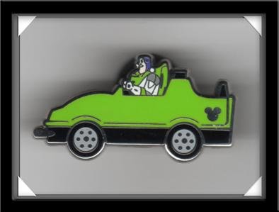 Disney Hidden Mickey Pin BUZZ INDY GREEN Car COMPLETER