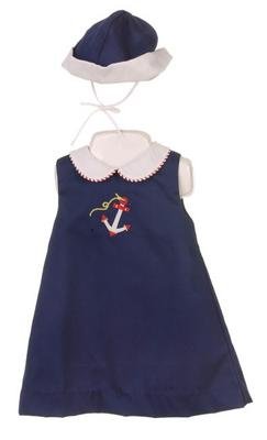 Petit Ami Infant Girl's Nautical Dress