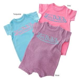 Von Dutch Newborn Infant Girl's 1x1 Rib Romper
