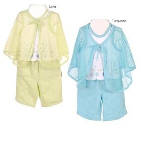 Vitamins Infant Girl's Knit Capri Set