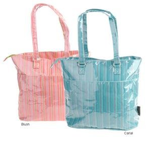 Kecci Infant Venetian Sparkle Pinstripe Mommy Bag