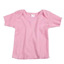 Rabbit Skins infant lap shoulder tee