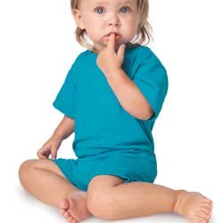 Rabbit Skins infant tee romper
