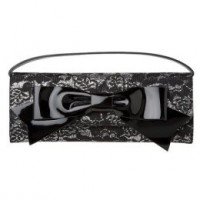 New HOLLYWOULD Glitter Lace Monroe Clutch