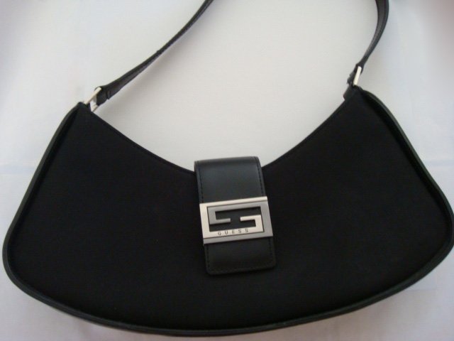 GUESS black Shoulder Bag Purse Tote