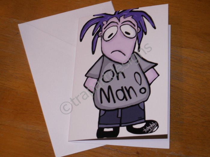 Johnny- Blank Greeting Cards