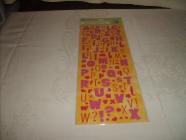 K & COMPANY STICKERS ( GLITTERED )