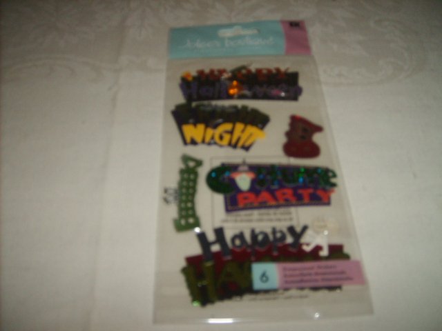 JOLEE'S STICKERS ( SPOOKY SIGNS )