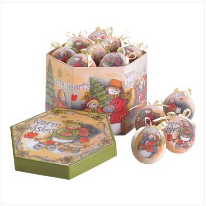 Warm wishes ornaments