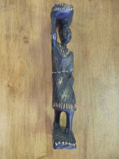Handcarved women African Statue