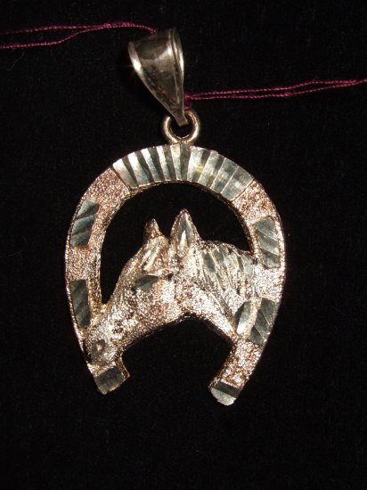 Sterling Silver Horse Shoe Pendant