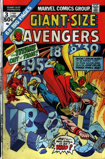 AVENGERS # 3 GIANT-SIZE ISSUE