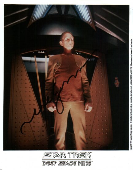 Star Trek D.S.9 Odo Rene Auberjonois Autograph