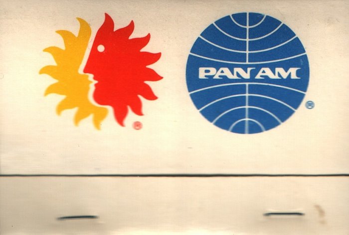 VINTAGE PAN AM AIRLINES MATCHBOOK