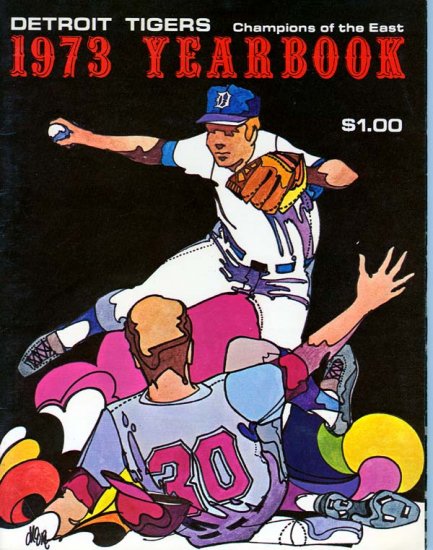1973 Detroit Tigers Yearbook.