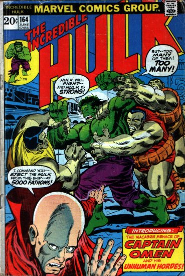 Incredible Hulk Vol 1 #164 June, 1973