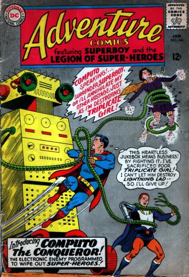 ADVENTURE COMICS JAN. 1966 NO. 340 Age: Silver