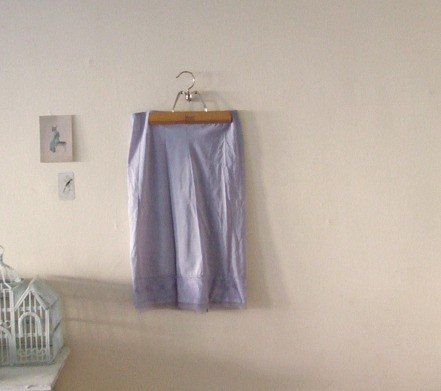 s lavender grey vintage half slip
