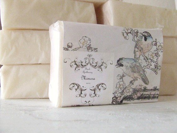 mimosa premium blend goat milk soap