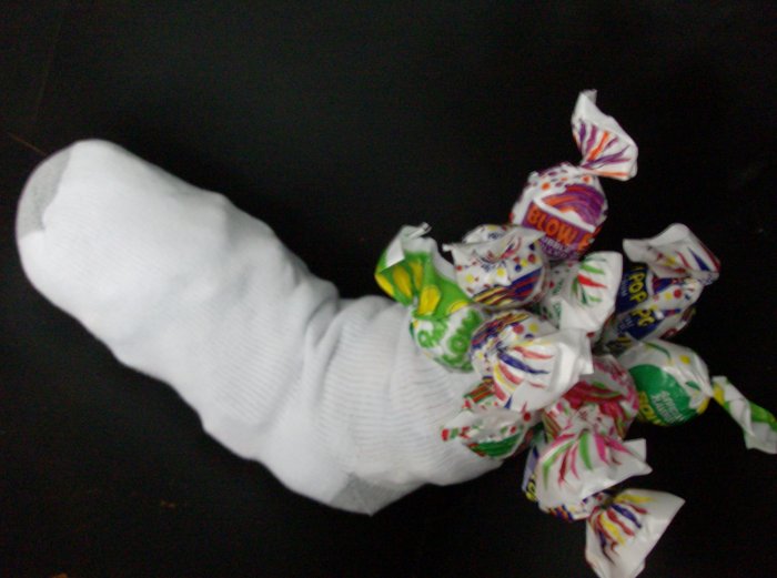 Gum-in-a-Sock Novelty Candy Gift