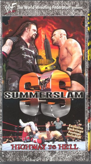 WWF SummerSlam 1998 Video NEW WWE Stone Cold Steve Austin Undertaker Highway Hell WCW ECW TNA